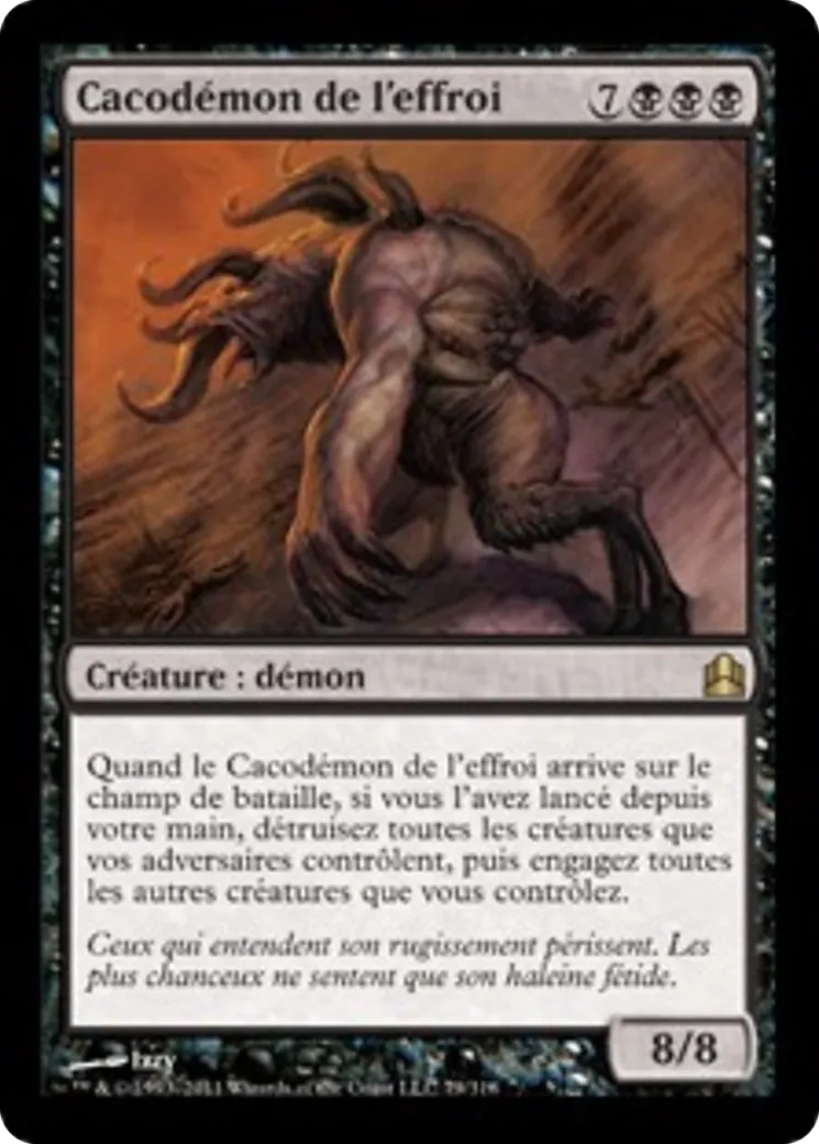 Cacodémon de l'effroi — Commander 2011 — Magic: The Gathering
