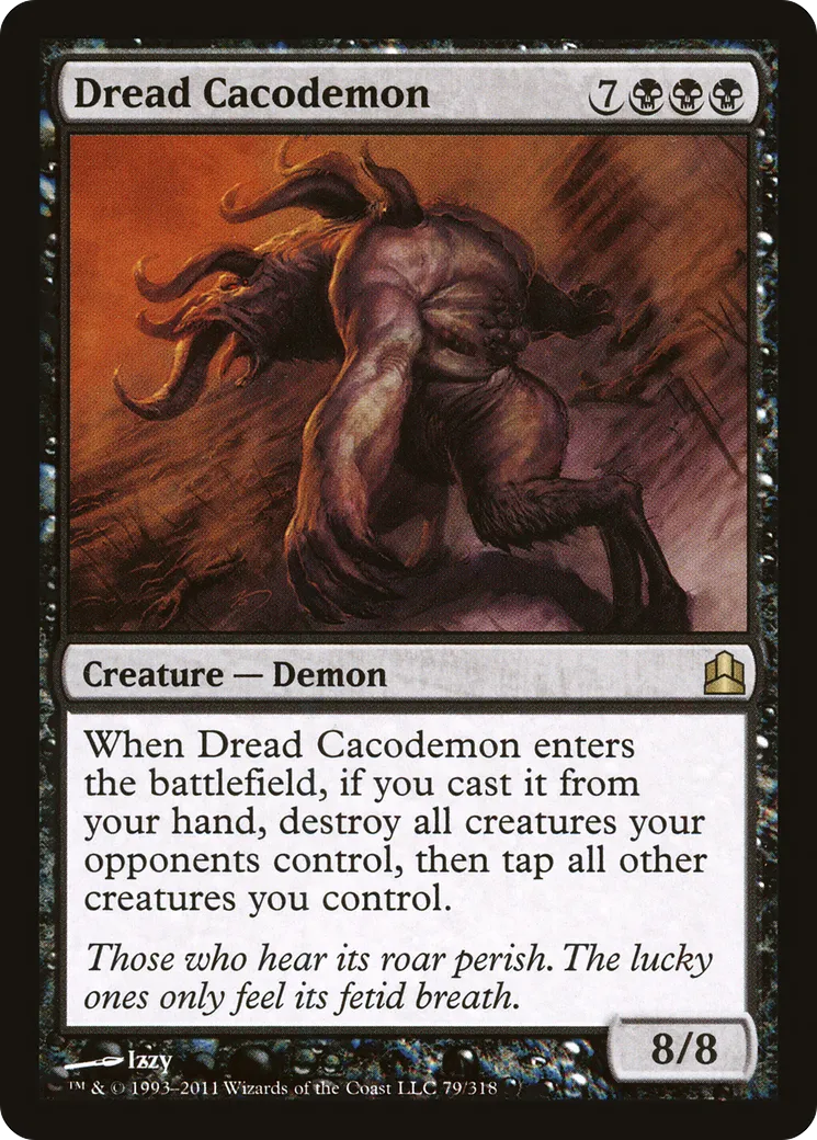Dread Cacodemon — Commander 2011 — Magic: The Gathering