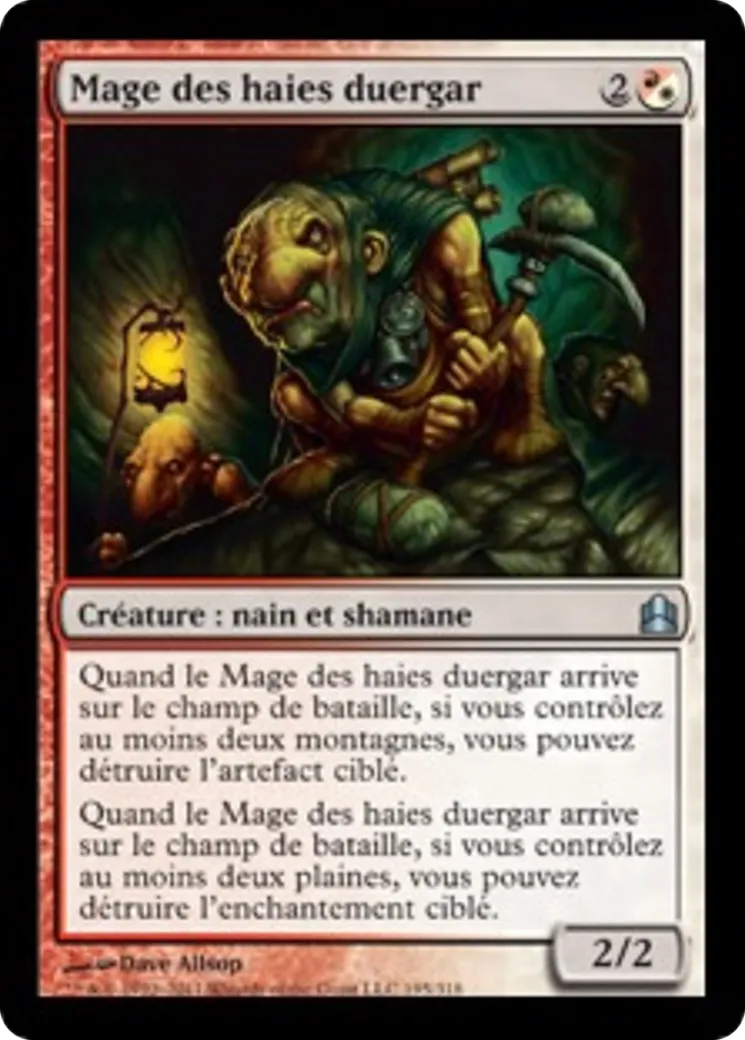 Mage des haies duergar — Commander 2011 — Magic: The Gathering