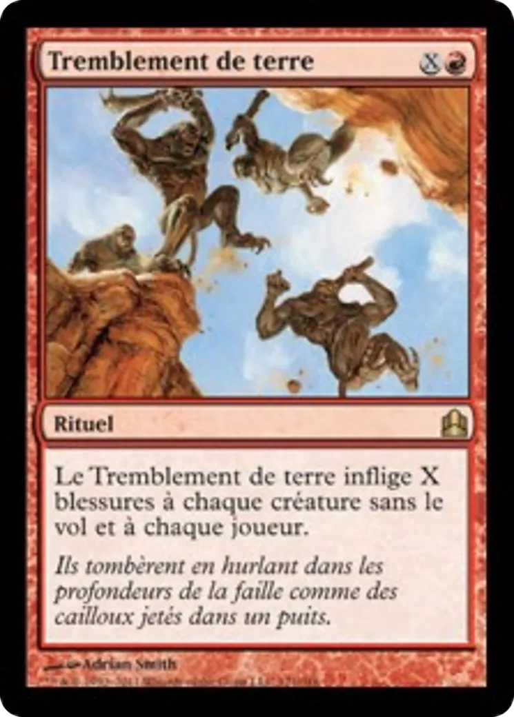Tremblement de terre — Commander 2011 — Magic: The Gathering