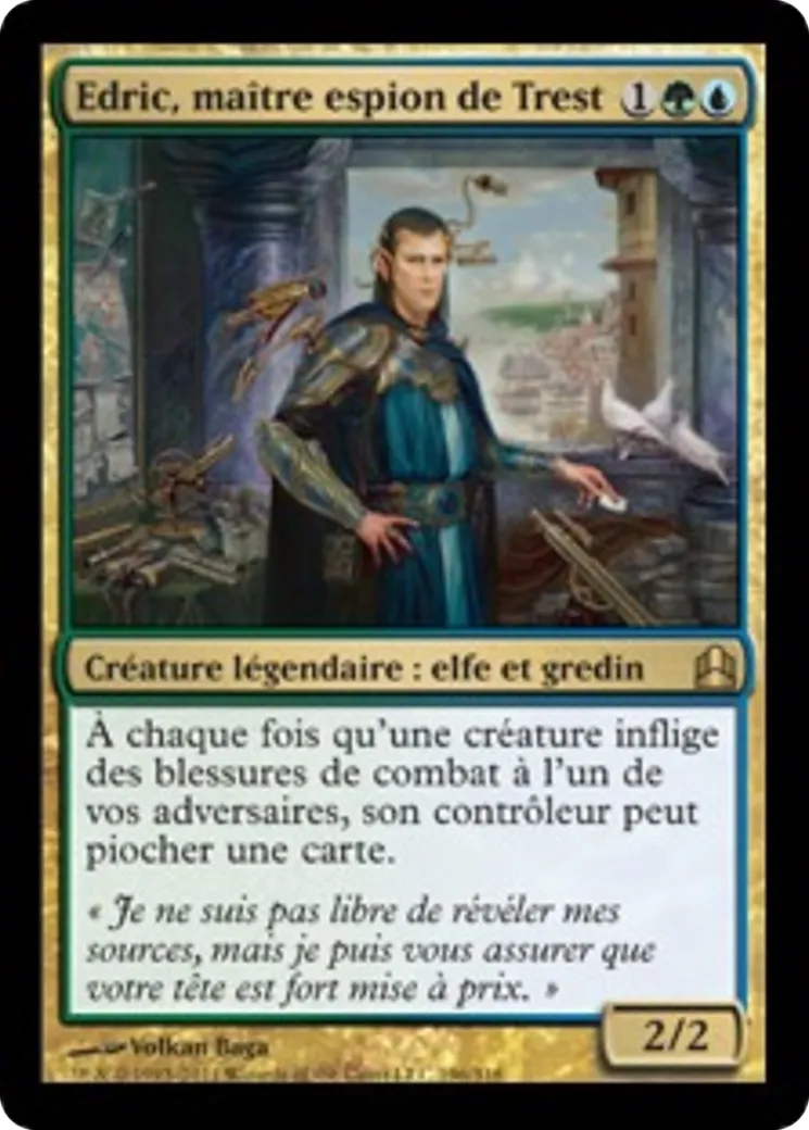 Edric, maître espion de Trest — Commander 2011 — Magic: The Gathering