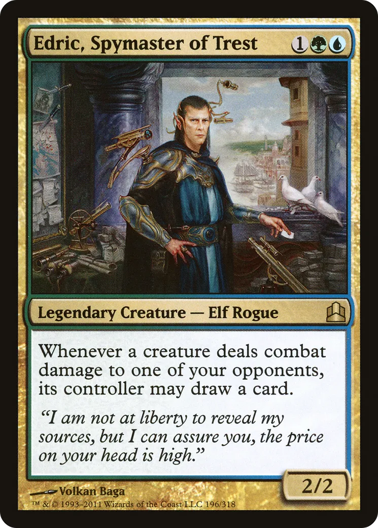Edric, Spymaster of Trest — Commander 2011 — Magic: The Gathering
