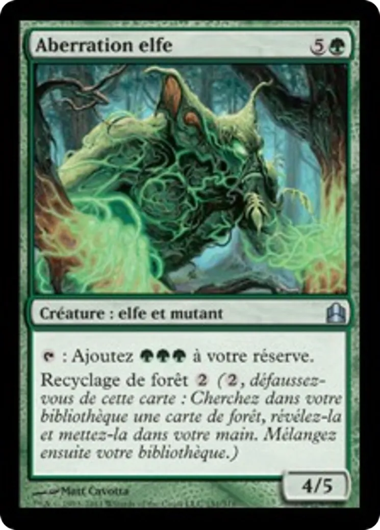 Aberration elfe — Commander 2011 — Magic: The Gathering