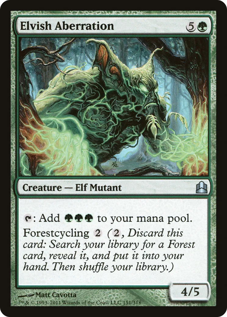 Elvish Aberration — Commander 2011 — Magic: The Gathering