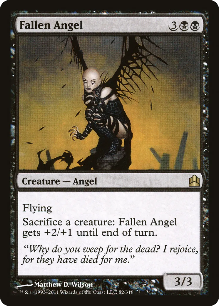 Fallen Angel — Commander 2011 — Magic: The Gathering
