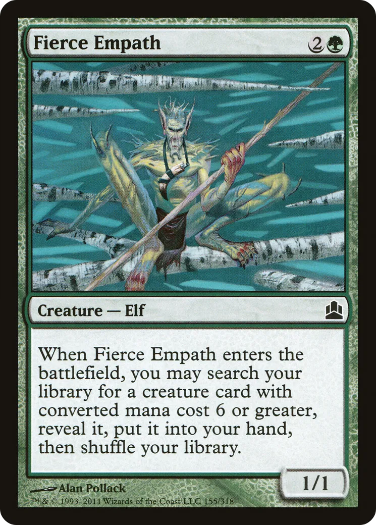 Fierce Empath — Commander 2011 — Magic: The Gathering