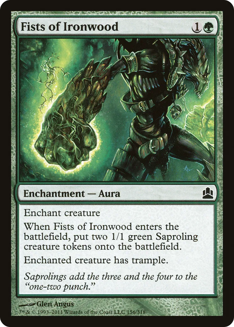Poings de ferbois — Commander 2011 — Magic: The Gathering