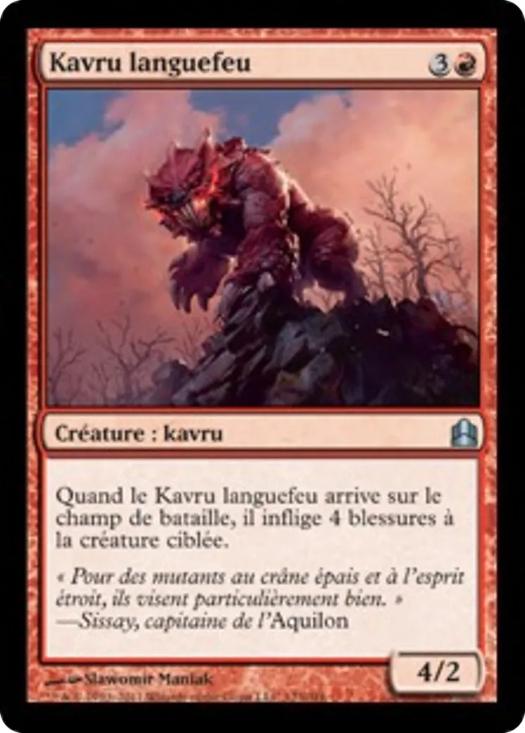 Kavru languefeu — Commander 2011 — Magic: The Gathering