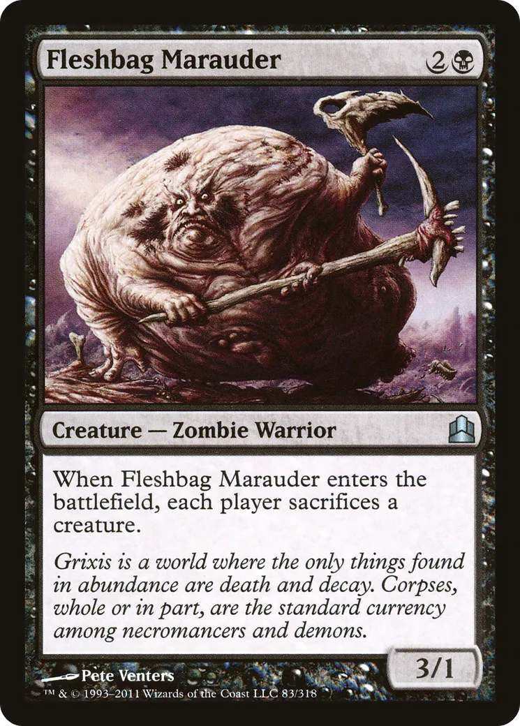 Fleshbag Marauder — Commander 2011 — Magic: The Gathering