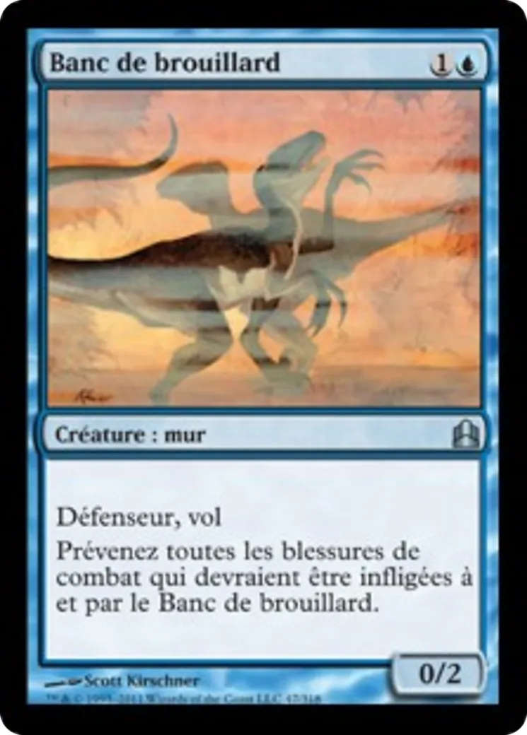 Banc de brouillard — Commander 2011 — Magic: The Gathering
