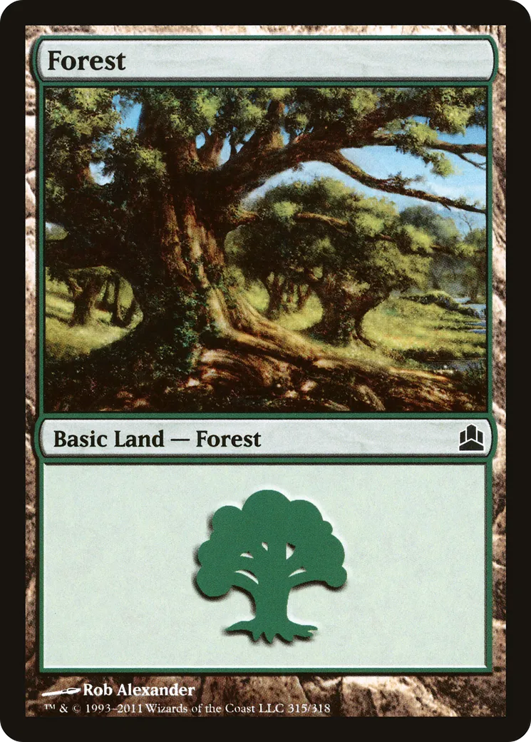 Forest — Commander 2011 — Magic: The Gathering