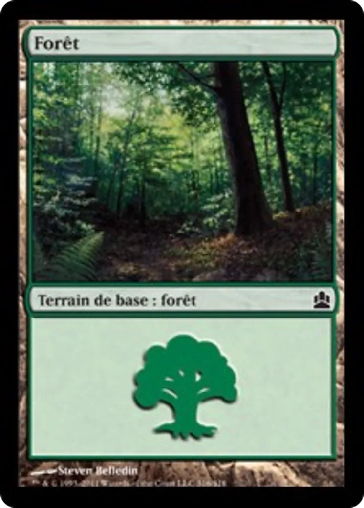 Forêt — Commander 2011 — Magic: The Gathering