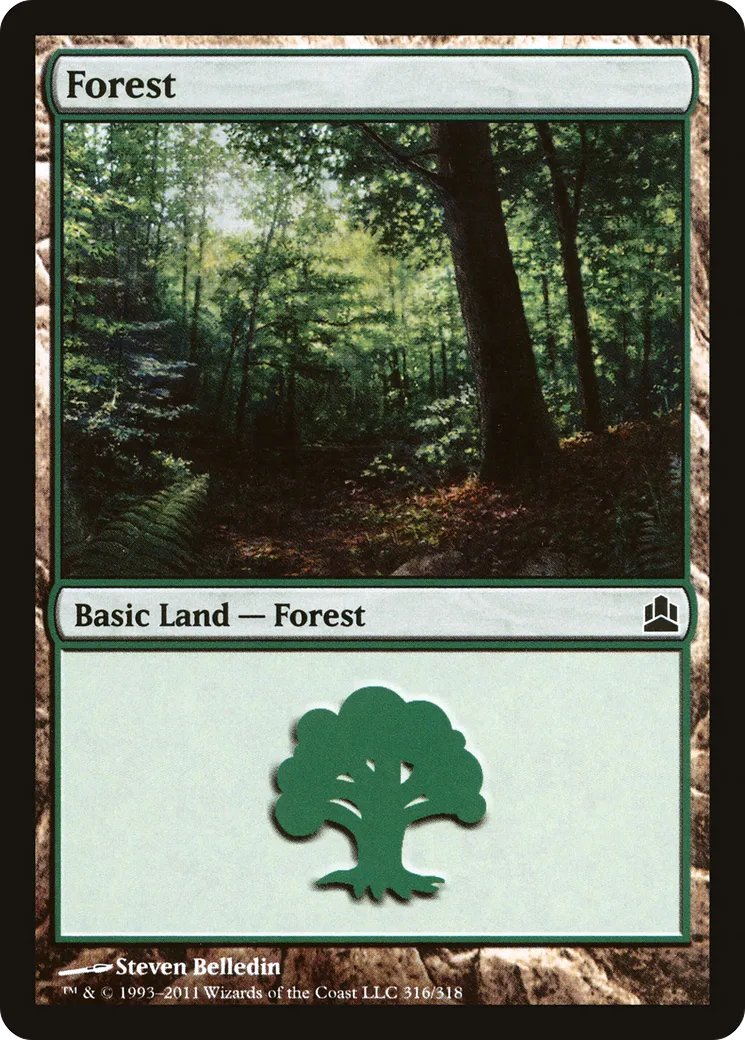Forest — Commander 2011 — Magic: The Gathering