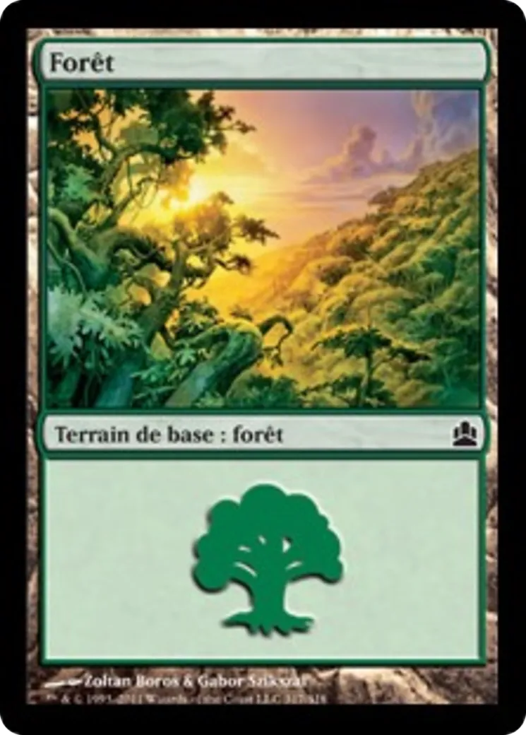 Forêt — Commander 2011 — Magic: The Gathering