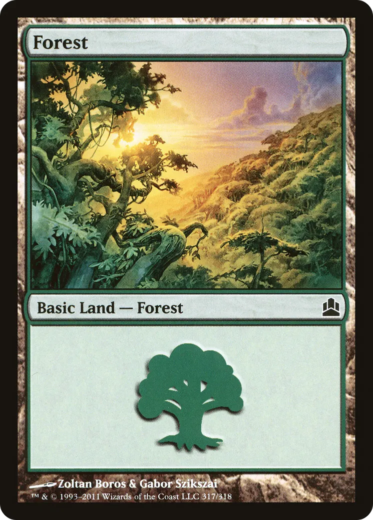 Forest — Commander 2011 — Magic: The Gathering