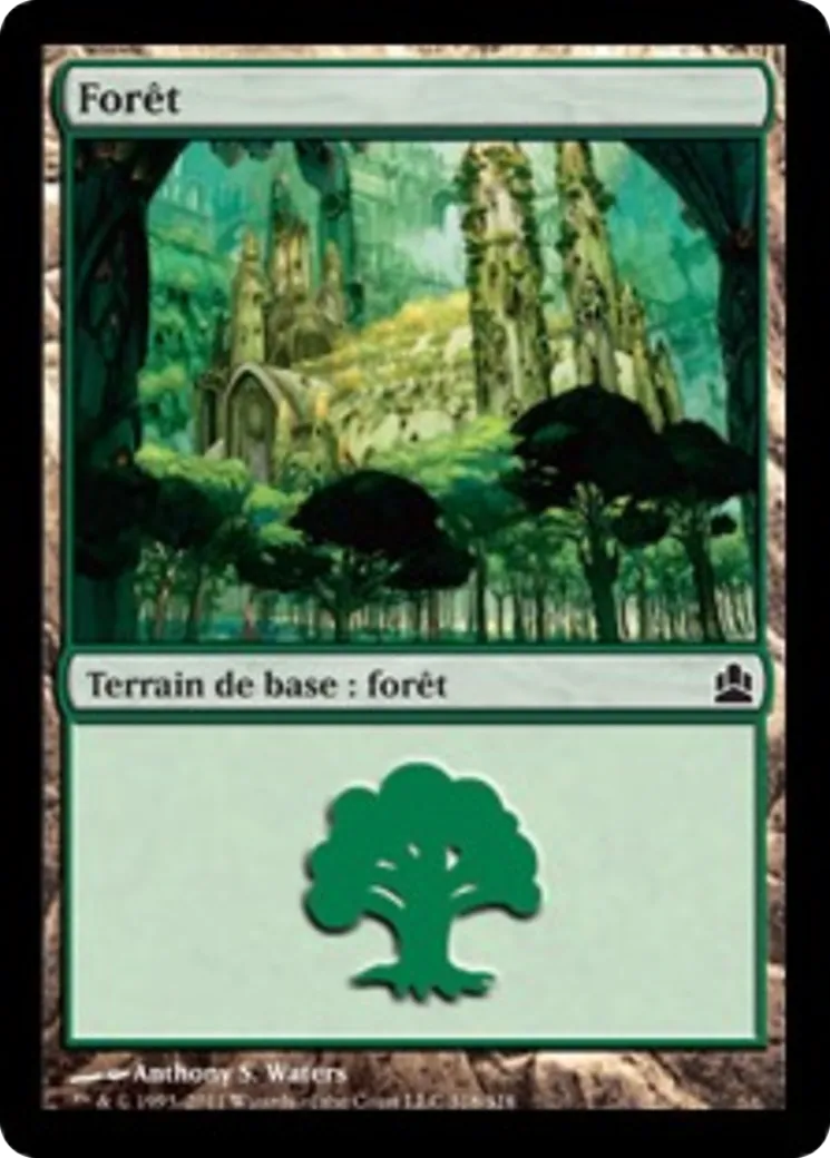 Forêt — Commander 2011 — Magic: The Gathering