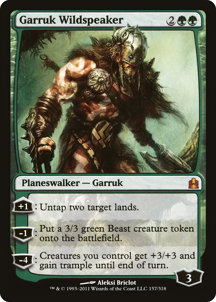 Garruk Wildspeaker — Commander 2011 — Magic: The Gathering