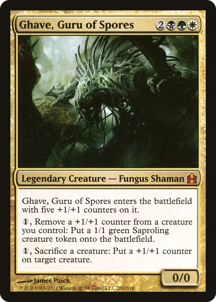 Ghave, Guru of Spores — Commander 2011 — Magic: The Gathering