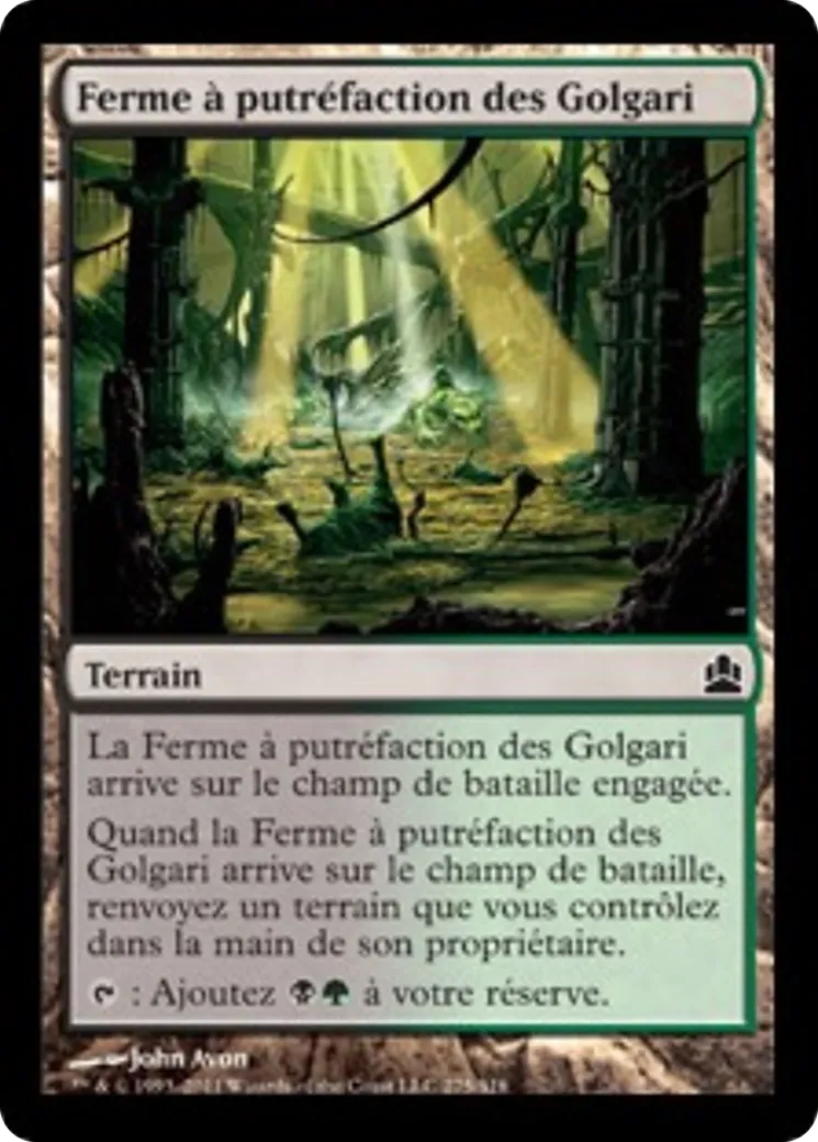 Ferme à putréfaction des Golgari — Commander 2011 — Magic: The Gathering