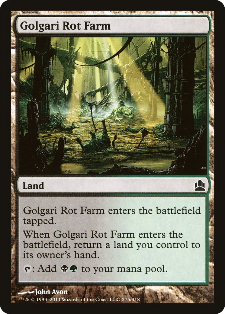Golgari Rot Farm — Commander 2011 — Magic: The Gathering