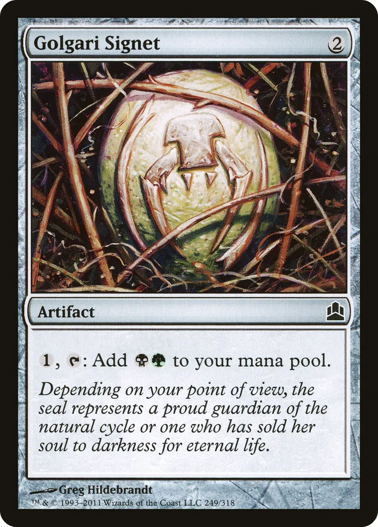 Golgari Signet — Commander 2011 — Magic: The Gathering