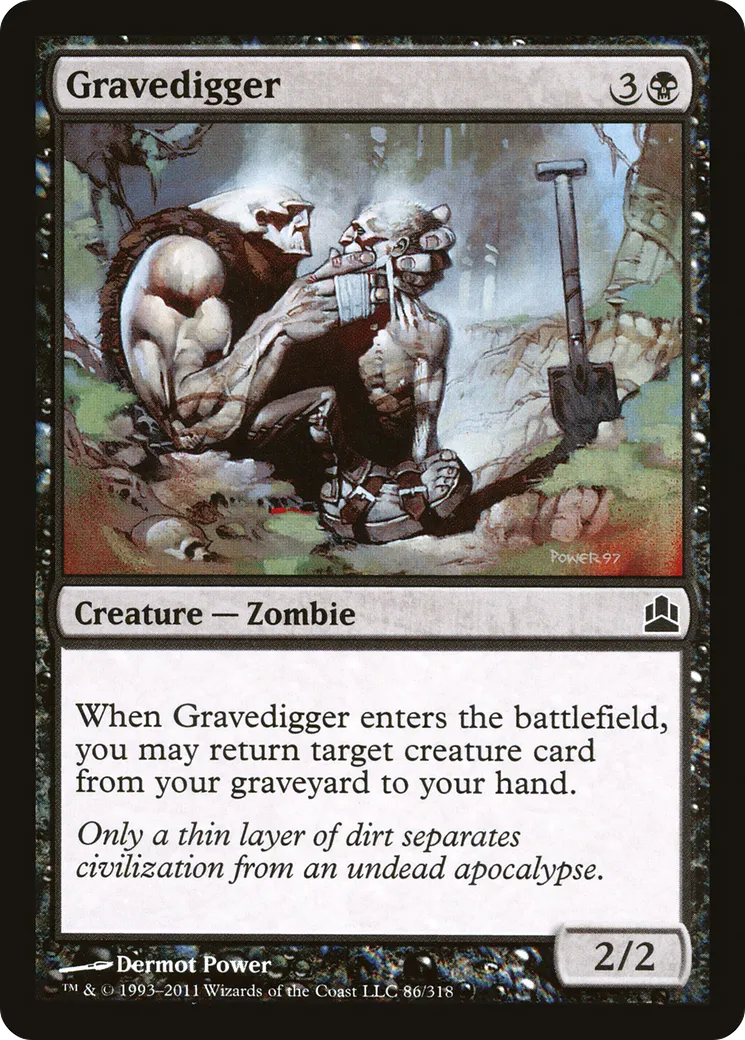 Gravedigger — Commander 2011 — Magic: The Gathering