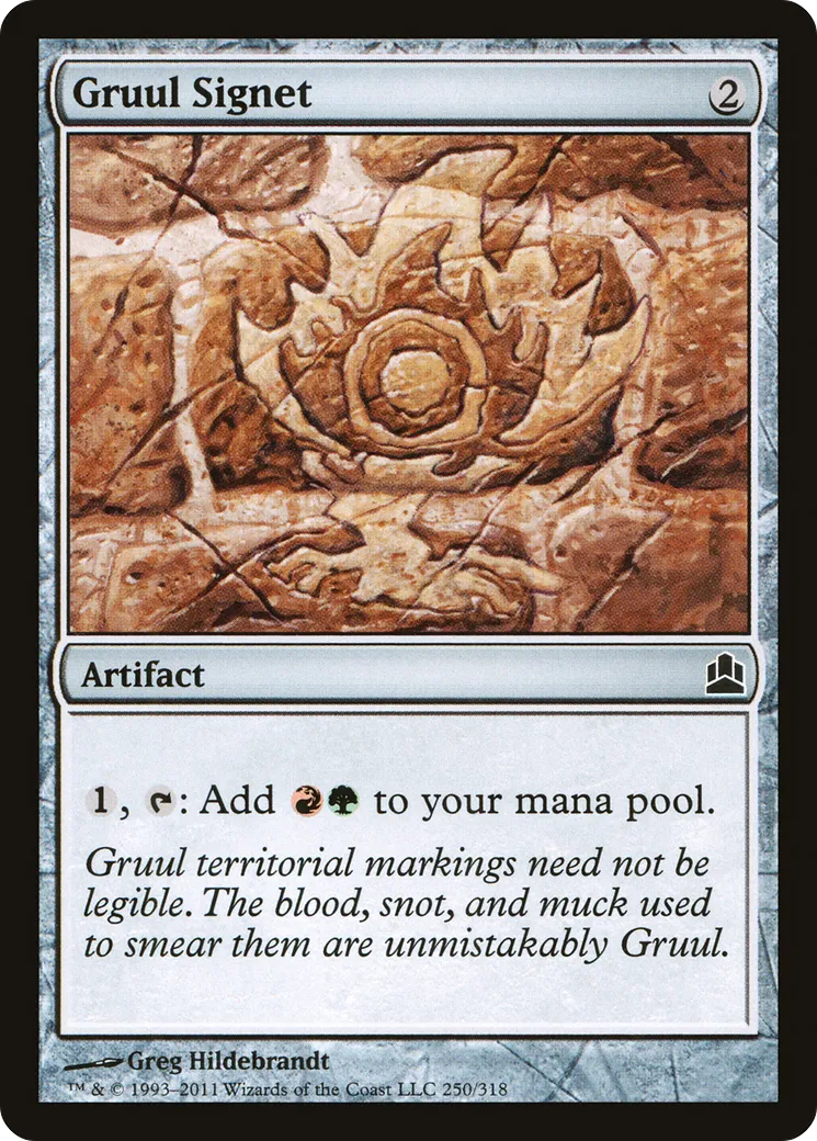 Gruul Signet — Commander 2011 — Magic: The Gathering