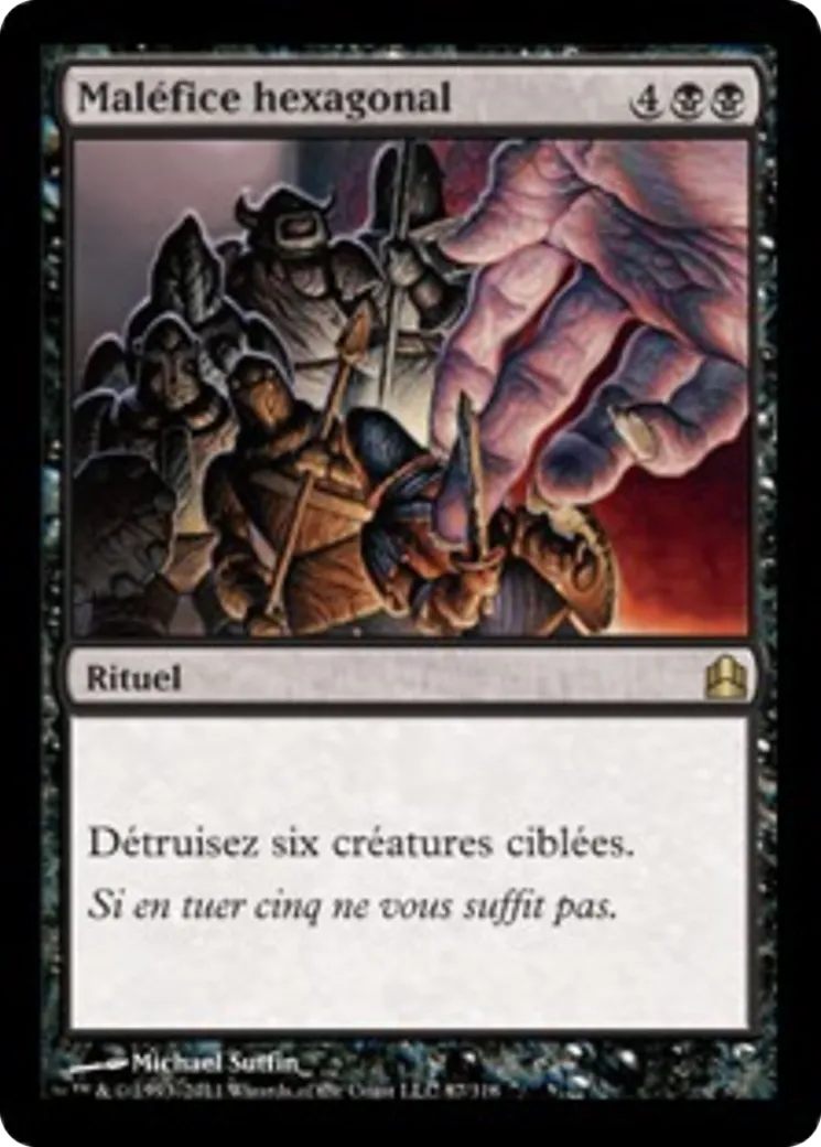 Maléfice hexagonal — Commander 2011 — Magic: The Gathering