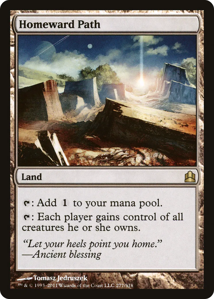 Homeward Path — Commander 2011 — Magic: The Gathering