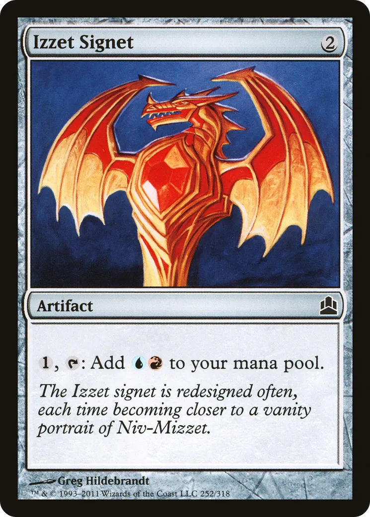 Izzet Signet — Commander 2011 — Magic: The Gathering