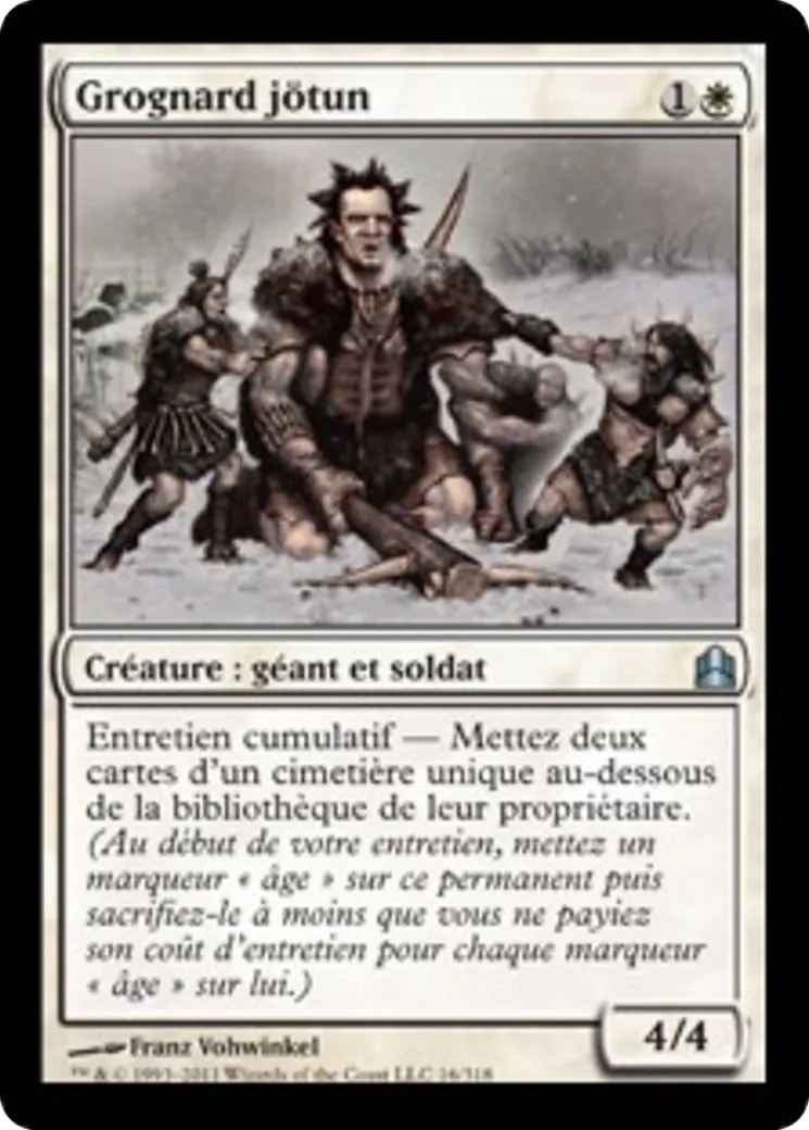 Grognard jötun — Commander 2011 — Magic: The Gathering