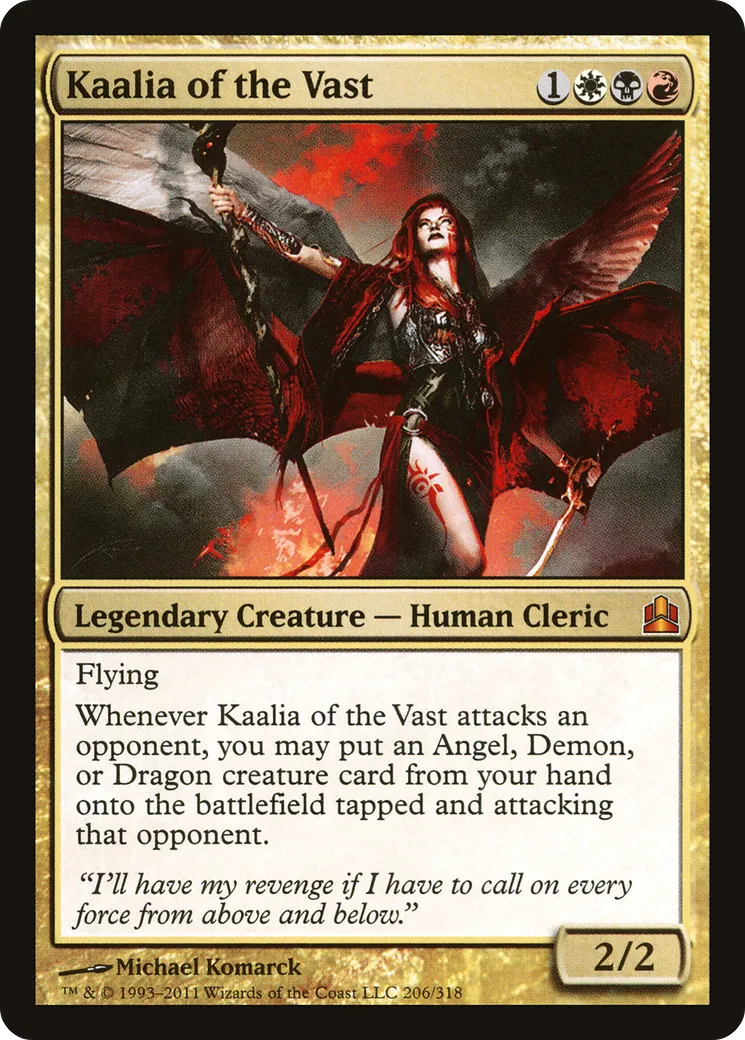 Kaalia of the Vast — Commander 2011 — Magic: The Gathering