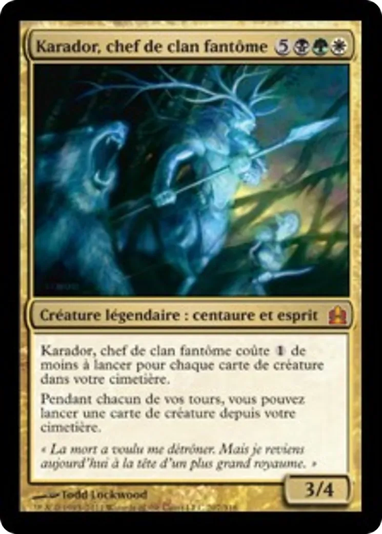 Karador, chef de clan fantôme from Commander 2011 - Magic: The Gathering