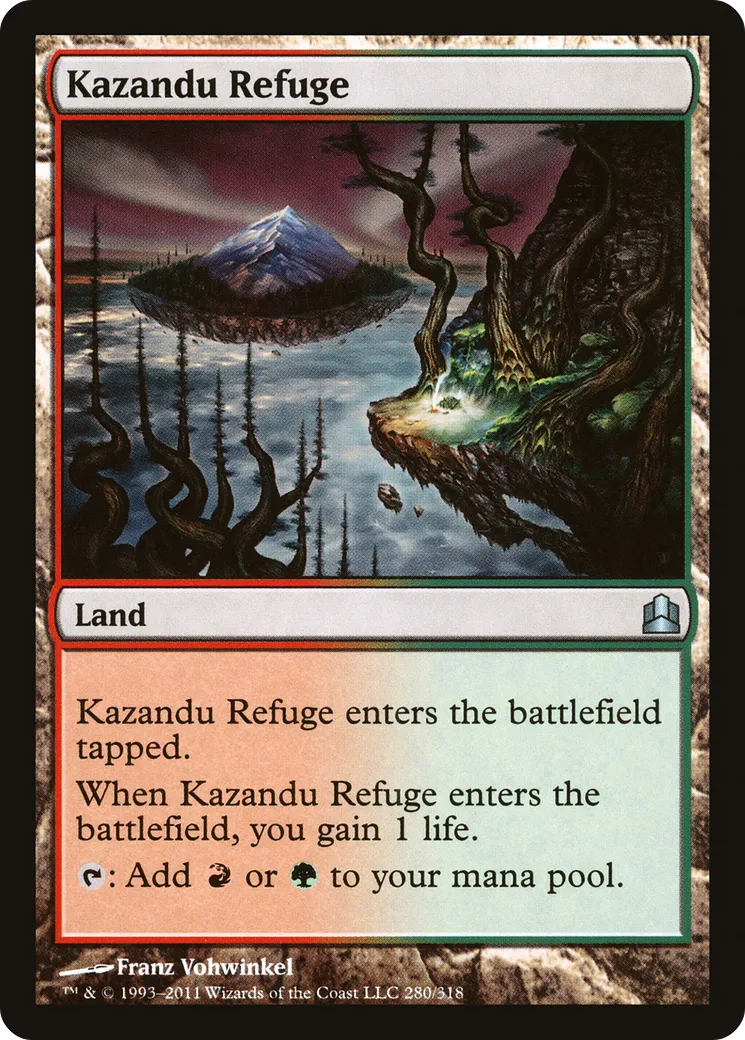 Kazandu Refuge — Commander 2011 — Magic: The Gathering