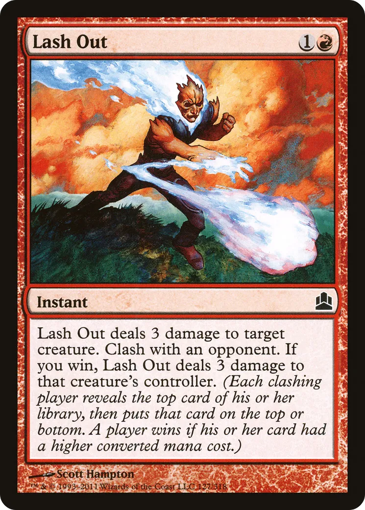 Lash Out from Commander 2011 - Magic: The Gathering