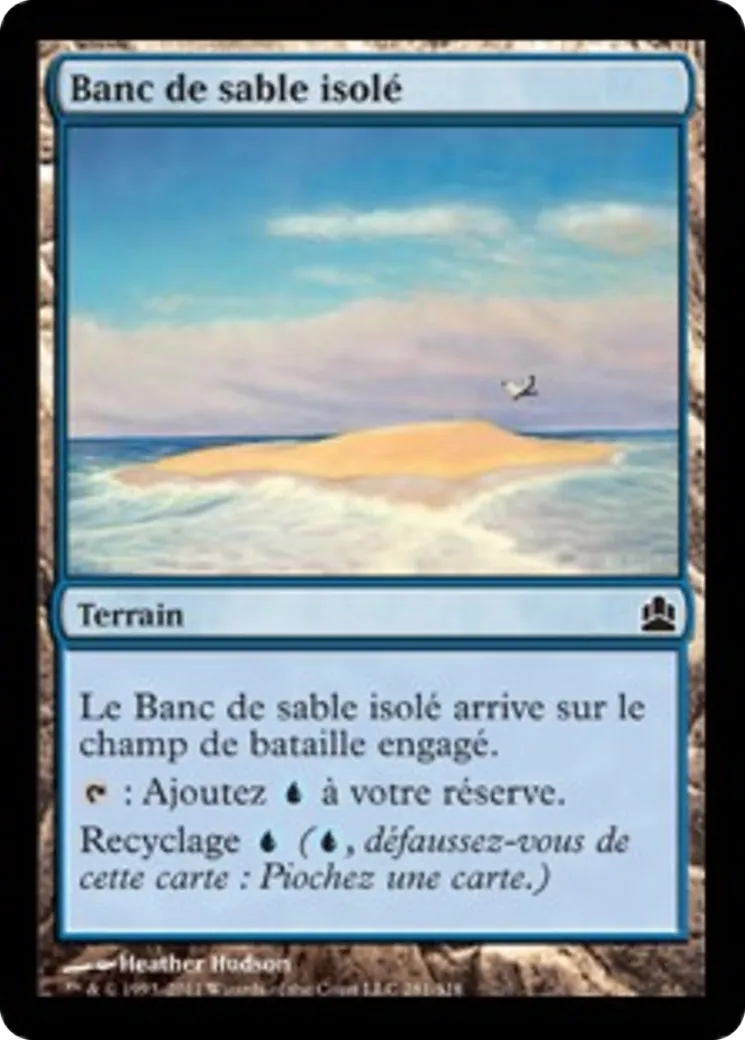 Banc de sable isolé — Commander 2011 — Magic: The Gathering