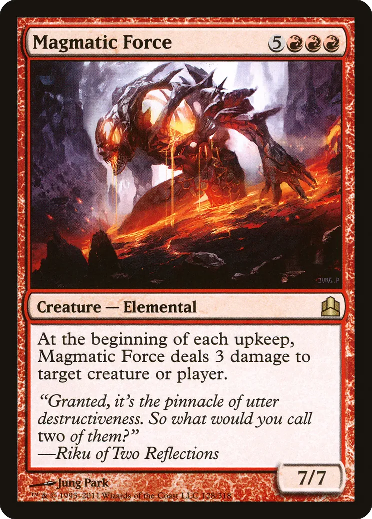 Magmatic Force — Commander 2011 — Magic: The Gathering