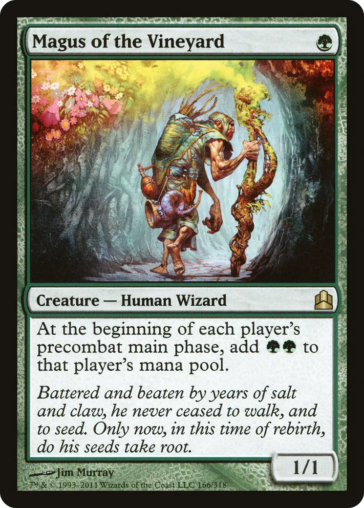Magus of the Vineyard — Commander 2011 — Magic: The Gathering