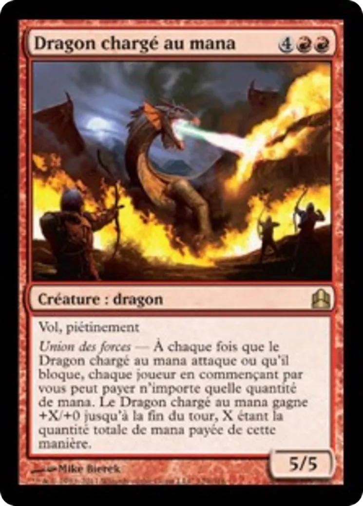 Dragon chargé au mana — Commander 2011 — Magic: The Gathering