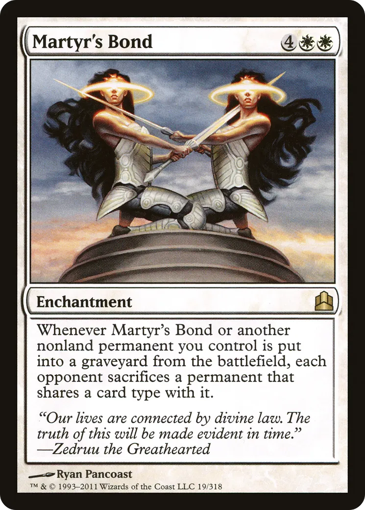 Martyr's Bond — Commander 2011 — Magic: The Gathering