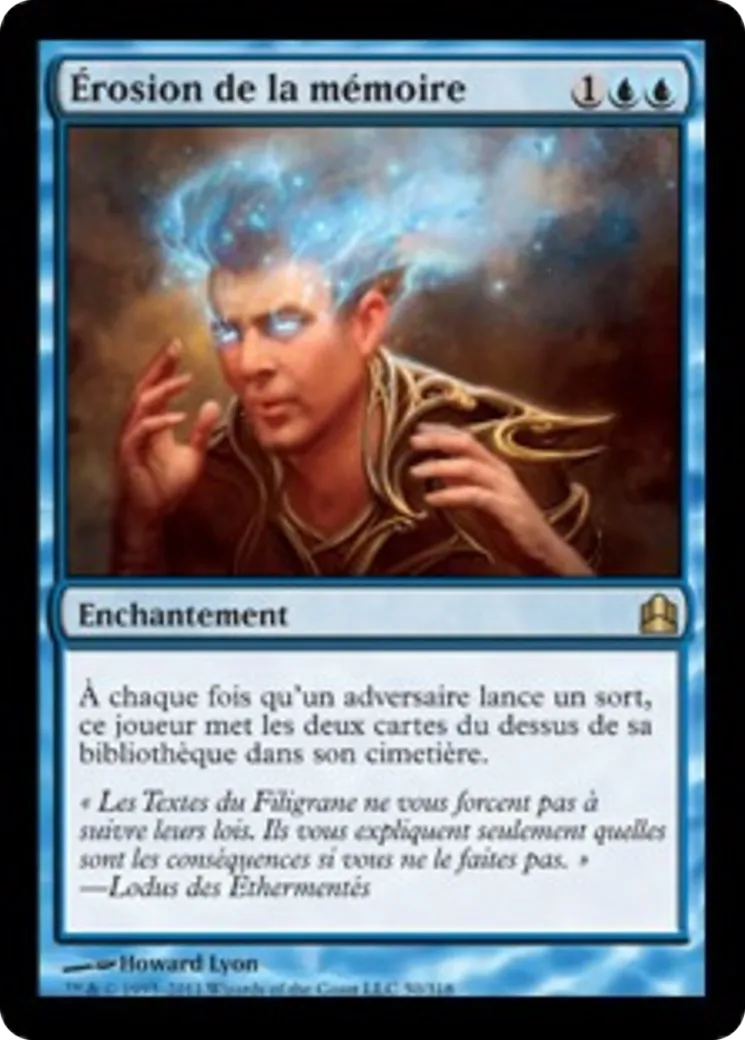 Érosion de la mémoire — Commander 2011 — Magic: The Gathering