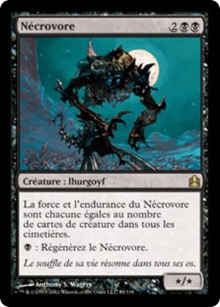 Nécrovore from Commander 2011 - Magic: The Gathering
