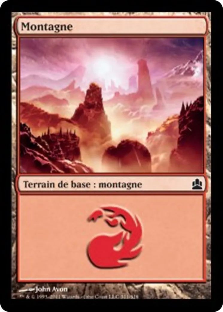 Montagne — Commander 2011 — Magic: The Gathering