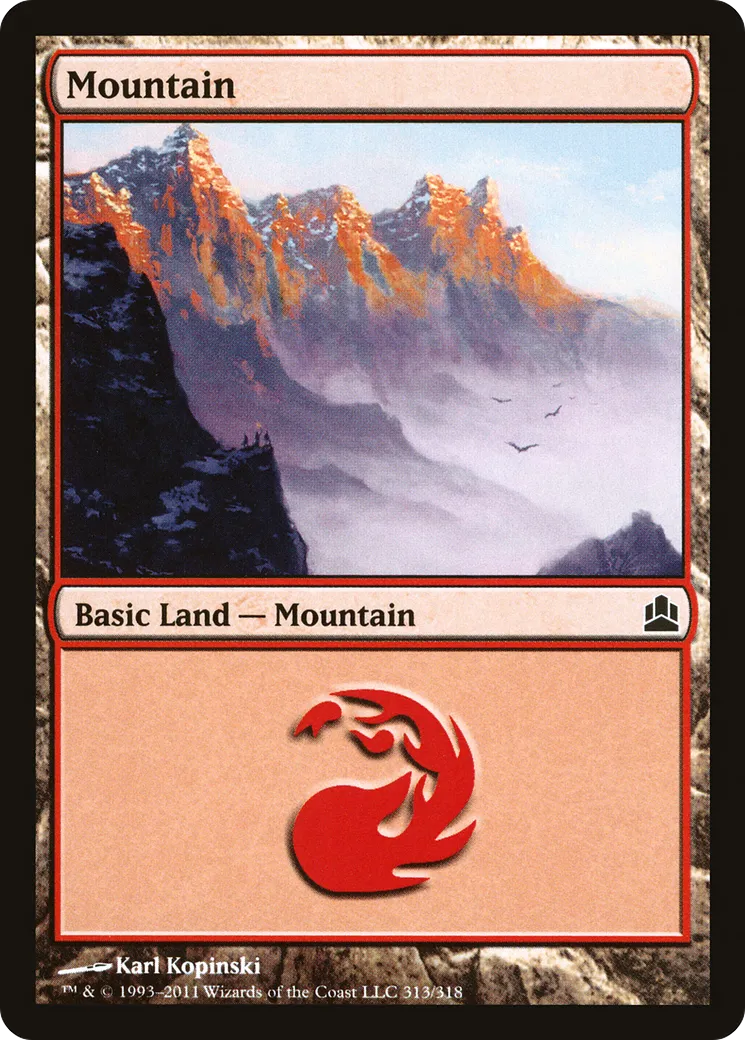 Mountain — Commander 2011 — Magic: The Gathering