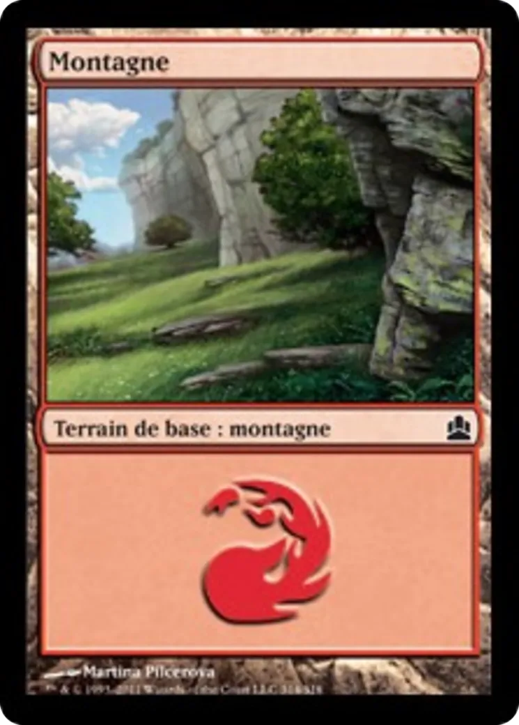 Montagne — Commander 2011 — Magic: The Gathering