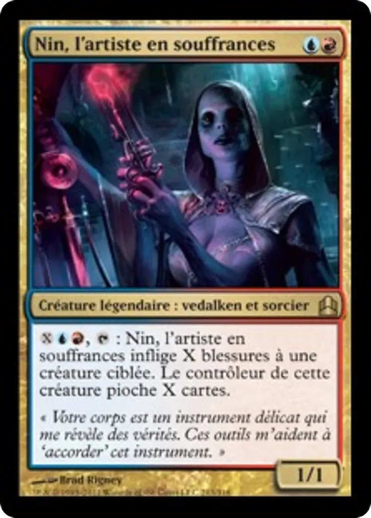 Nin, l'artiste en souffrances — Commander 2011 — Magic: The Gathering