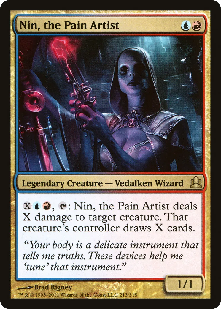 Nin, the Pain Artist from Commander 2011 - Magic: The Gathering