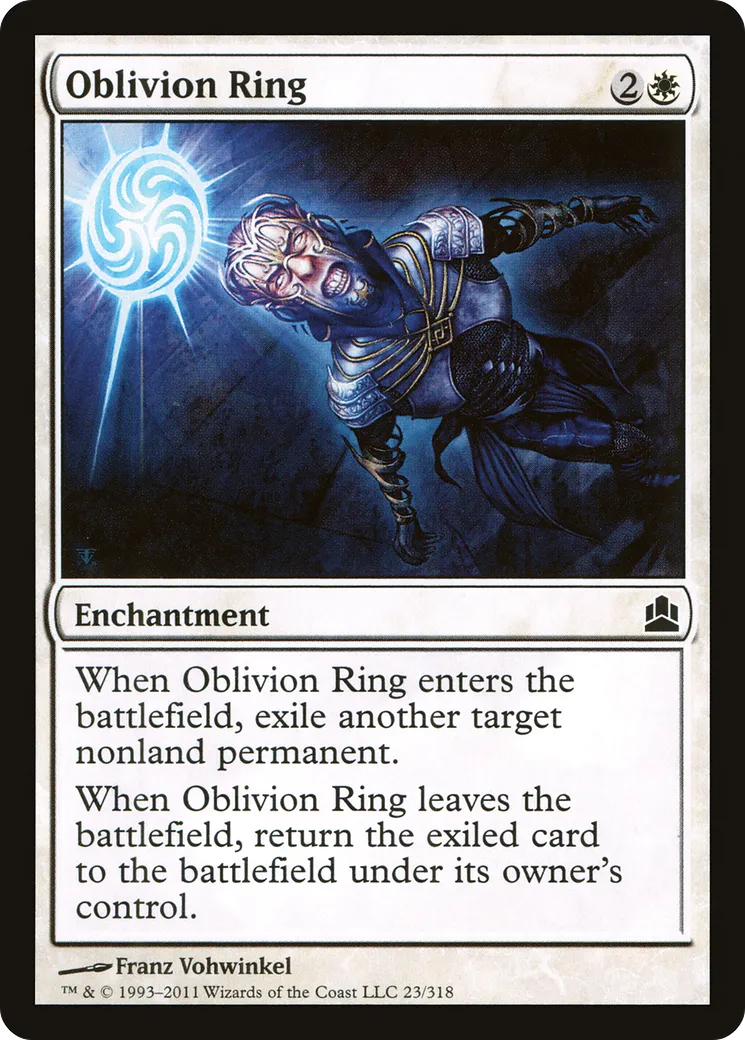 Oblivion Ring — Commander 2011 — Magic: The Gathering