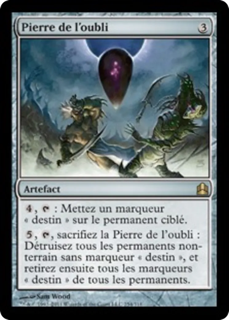 Pierre de l'oubli — Commander 2011 — Magic: The Gathering
