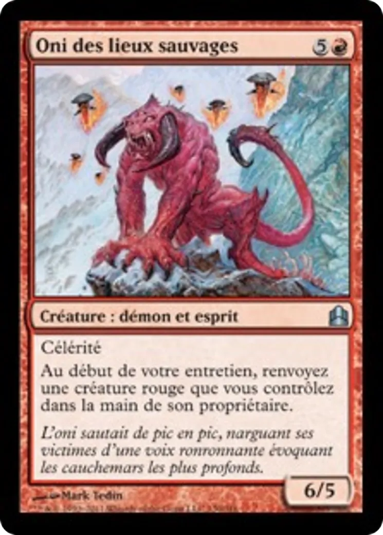 Oni des lieux sauvages from Commander 2011 - Magic: The Gathering